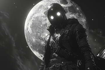 a guy with black suit that no one know about him