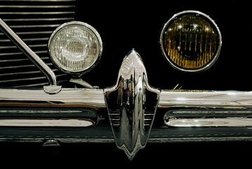 vintage car headlight