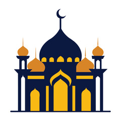Mosque Vector Eid Mubarak Mosque
