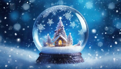 christmas snow globe