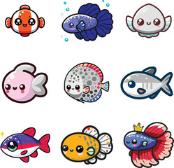 9 Delightful Kawaii Fish Drawings Ideal for Home Aquariums