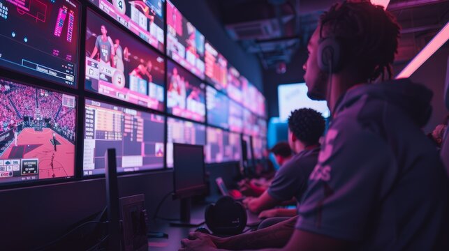 Intensive Data Analysis in a Basketball Analytics Team Control Room