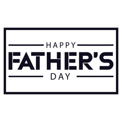 Happy Father's Day. Dad is like a big tree in the shade of which we are all free. My father is my hero. Dad and the kids are playing. Yellow background silhouette man. Vector Illustration art.