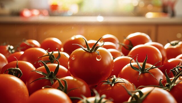 Tomatoes in the ketchen