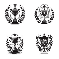 Trophy tropical vector design1