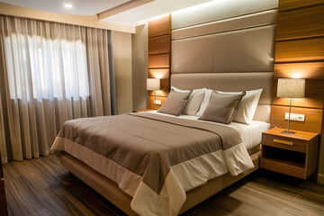 Elegant modern bedroom interior design