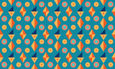 Geometric Design Seamless Pattern Wallpaper Background