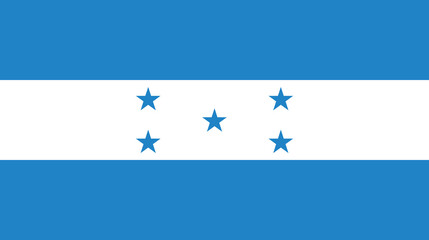 National flag of Honduras. Honduras Flag. 
