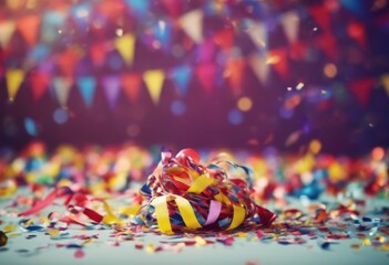 'space. flag confetti streamers Festive garlands top copy coiled background party colorful particles decorate which popper anniversary birthday bright card carnival celebrate celebration c'