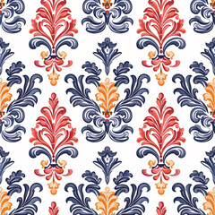 Authentic contemporary printable seamless pattern beautiful wall