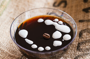 ドリップコーヒーゼリー