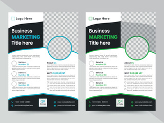 flyer in A4 with colorful business marketing corporate Brochure design, promotion, advertise, publication, cover page, cover modern layout, annual report, poster, Corporate business flyer Design