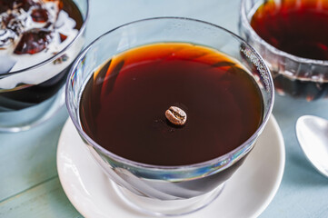 ドリップコーヒーゼリー