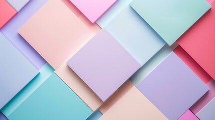 A colorful background with a yellow square in the middle