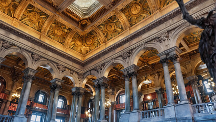 interior of the Library of Congress