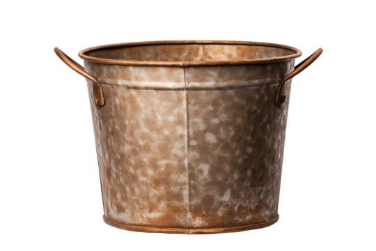 This is a copper bucket with two handles. It is perfect for storing water, milk, or other liquids. It is also great for use as a planter.