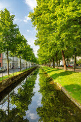 Friedrichstaler canal iis an artificial 2 km long canal in the lippische town of Detmold errected...