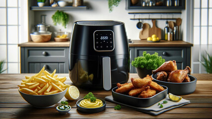 Gourmet Cooking at Home with Advanced Digital Air Fryer Technology