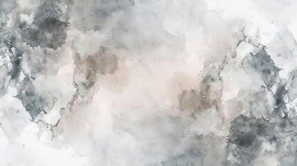 Obraz premium Fantasy smooth black, grey shades on watercolor paper textured illustration for grunge design, vintage card, templates. Pastel ink colors, wet effect, hand drawn canvas, watercolor background