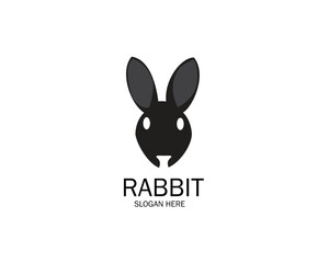 The Best Rabbit Silhouette Or Bunnies Isolated Vector Logo Icon Illustration. Best asset for bunny icon design or bunny shadow.