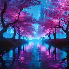 Obraz premium Nature by the waters