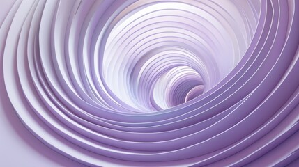 A spiral of white and purple lines