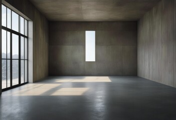 Obraz premium wall empty concrete Room