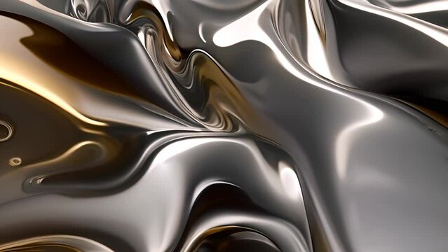 Shiny Silver Textured Background Generative AI
