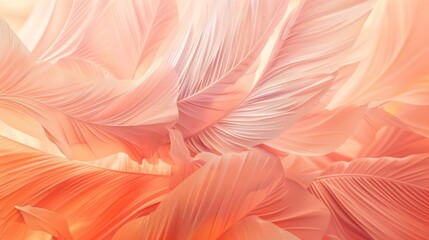 A close up of a pink feathery flower with a light pink background