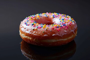 Sumptuous sweet indulgence on black as night backdrop