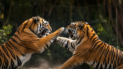 Fototapeta premium Predatory Power Play Unleashed