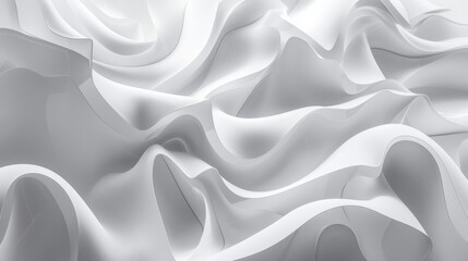 Obraz premium The image is a white background with a wave pattern