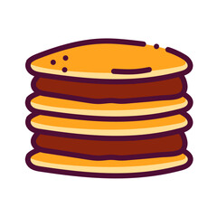 New food in spring Colored Icon Pack