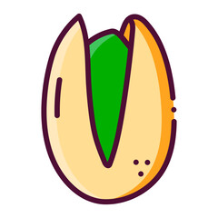 New food in spring Colored Icon Pack