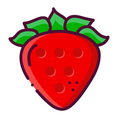 New food in spring Colored Icon Pack