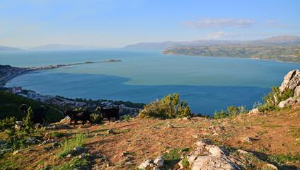 Fototapeta premium Egirdir is a tourist town in Isparta, Turkey.