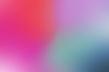 A colorful abstract painting with a pink and blue gradient. The colors are vibrant and the...