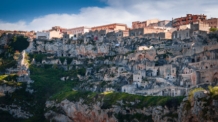 Fototapeta premium Matera: A Tale of Caves and Civilization