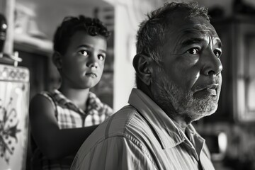 Portrait of a Father Figure as a mentor.