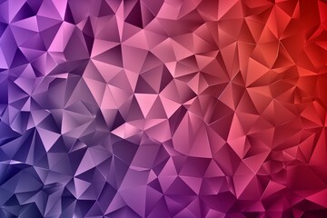 Fototapeta premium abstract background consisting of triangles. Gradient color from violet to red.