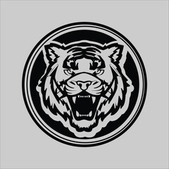 tiger head vector