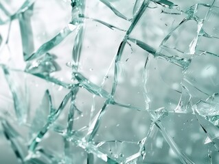 broken tempered glass texture background
