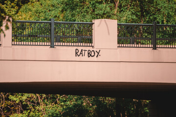 graffiti on the bridge