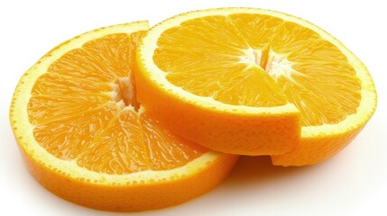 Close-Up View of Orange Slices
