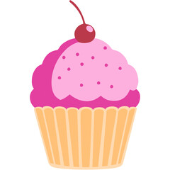 Cherry cupcake