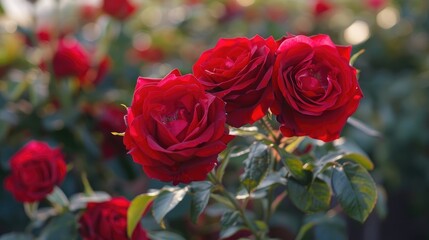 Lovely red roses