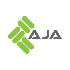 AJA letter logo vector design, AJA simple and modern logo. AJA luxurious alphabet design