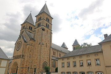 Obraz premium St Willibrord Abbey in Echternach in Luxembourg