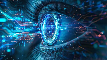 Integration of technology in business, focusing on surveillance, security scanning, and digital program applications critical for cyber security in the AI computing era.