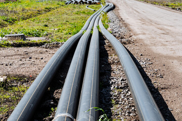 Industrial pipes are essential for construction sites, providing utility installation for...